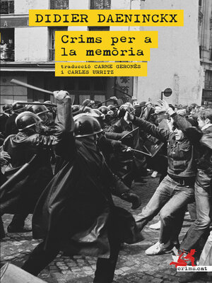 cover image of Crims per a la memòria
